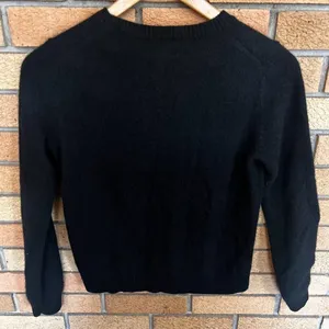 Caslon 100% Cashmere Black Sweater Crewneck Long Sleeve Women’s Size Medium thumbnail 4