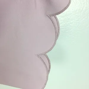 TOBI Womens Size S Pastel Purple Scalloped Edge 3/4 Sleeve Tunic‎ thumbnail 4