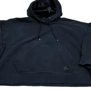 Jordan Brooklyn Fleece Hoodie‎ Women M Black Satin Lined FB5110-010 Oversized thumbnail 7