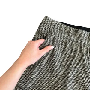 Max Studio London‎ Women’s Large Pants Houndstooth Wide Leg Stretch Trousers thumbnail 7