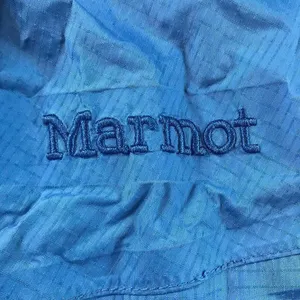 Marmot Women Small Blue Precip Eco Outdoor Waterproof Hooded Rain Jacket thumbnail 14