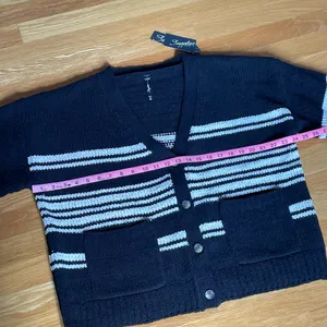 Supplies by UNIONBAY Striped Button Front Cardigan Sweater M NWT thumbnail 7