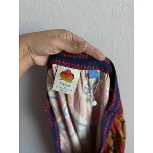 Anthropologie Farm Rio Cool‎ Tropical Button Down Maxi Skirt Women's Small NWOT thumbnail 11