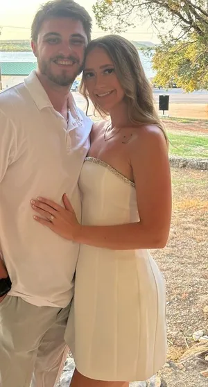 Elegant White Strapless Dress thumbnail 1
