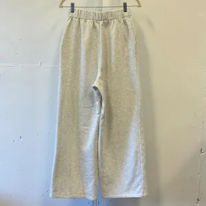 Halara Wide Leg Pleated Sweatpants Heathered Grey High Rise Size Sm Regular thumbnail 3