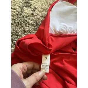 NWOT Red Strappy Criss Cross One Piece Swimsuit Women’s Size Small thumbnail 8