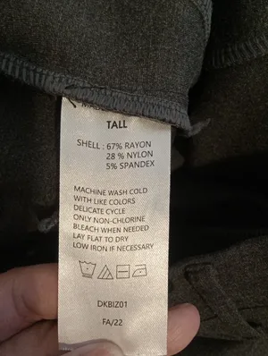 Quince Pull On Ponte Stretchy Office Work Business Gray Womens Pants Size Small thumbnail 7