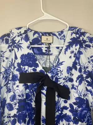 NWT Tuckernuck Blue Sapphire Bloom Bella Dress thumbnail 7