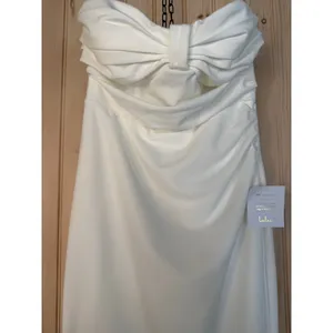 Lulus To Be Yours Ivory Strapless Pleated Mermaid Maxi Dress Elegant Medium thumbnail 6