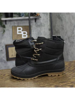 Universal Thread Womens Tiffani Duck Boots Water Resistant 94642636 Black 8M thumbnail 7