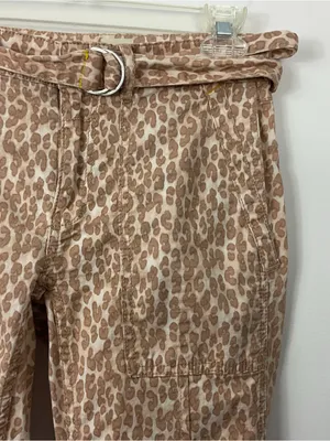 Anthropologie The Wanderer Leopard Pants Womens Size 25 thumbnail 2