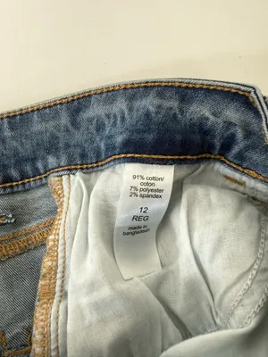 Maurices Kick Boot Ankle High Rise Jeans Medium Wash Ripped Western thumbnail 12