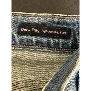 Citizens of Humanity Womens Drew Fray High‎ Rise Crop Flare Denim jeans Size 26 thumbnail 7