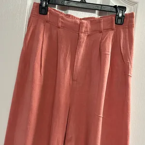 Z Supply Wide Leg Pants in Dusty Rose Pink thumbnail 4