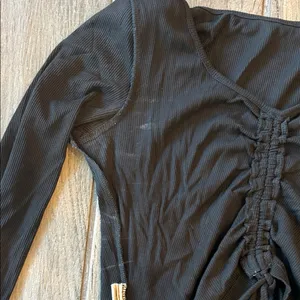 ILLA ILLA Black Gathered Long Sleeve Top thumbnail 5