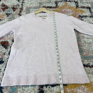 Loft light pink Crewneck pullover sweater thumbnail 8