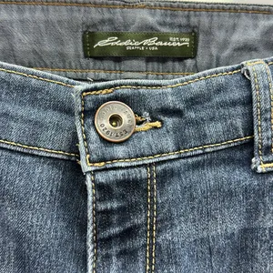 Eddie Bauer Straight Leg Stretch Denim Mid Rise Womens 10 or 30 Waist Blue Jeans thumbnail 7