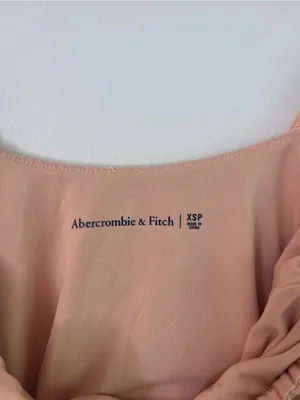 Abercrombie Strappy Cutout Knit Mini Dress Light Orange thumbnail 7