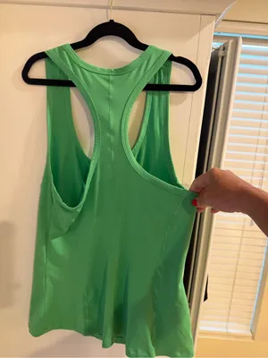 Athleta bright green tank top! Size small! thumbnail 2