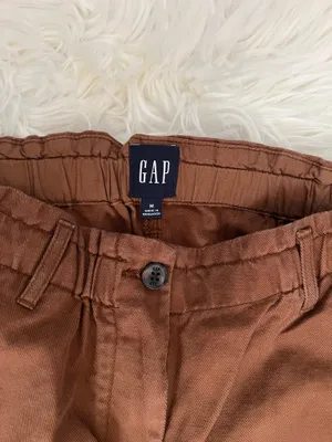 GAP Easy Twill Brown Straight-Leg Pants Size Medium  thumbnail 6