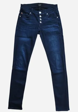 Hudson button-fly dark blue skinny jeans size 25 thumbnail 1