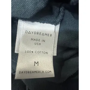 Daydreamer "The Police" Graphic Band Tee, Distressed Raw-Edge, Black, Size M thumbnail 6