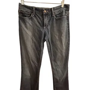 Joe's Jeans Women's Flare Jeans Black Dark‎ Wash Stretch Size 31 thumbnail 2