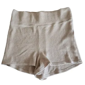 Abercrombie & Fitch Cream Ribbed Shorts (L) thumbnail 2