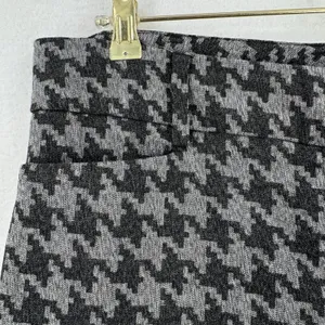 New York & Company 7th Avenue Houndstooth Pants 12 Straight Leg Stretch Preppy thumbnail 5