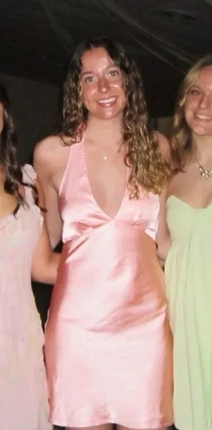 Pink altard state dress halter thumbnail 1