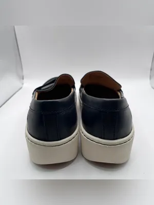 Born Marlie slip-on black loafers size 7 M platform black leather comfort women thumbnail 6