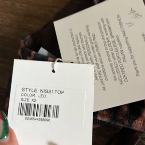 Nissi Top in Leo Brown Size XS thumbnail 4