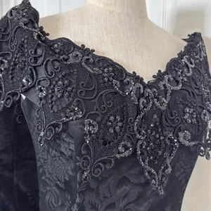 Scott McClintock vintage bedazzled jacquard goth pencil dress thumbnail 12