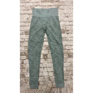 Gymshark Camo Seamless Leggings Sage‎ Green Size X Small Compression Adapt thumbnail 2