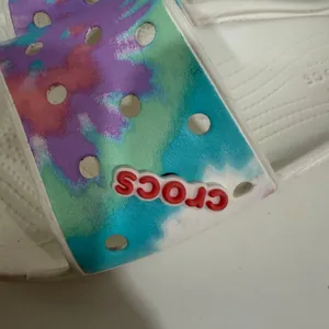 Crocs Tie Dye Slides Womens Size 9 Pastel Rubber Lightweight Mens Size 7 thumbnail 2