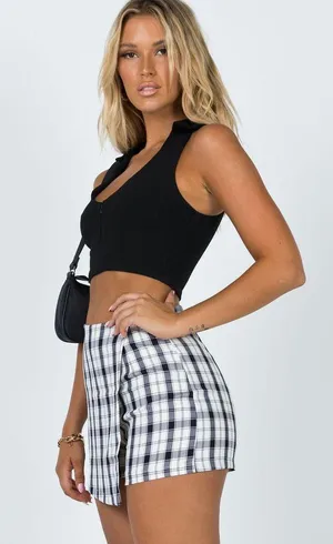 Princess Polly Breanna Check Skort thumbnail 2