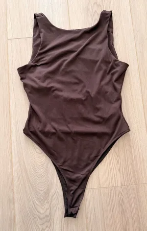 Forever 21 Classic Brown One-Piece Bodysuit thumbnail 1