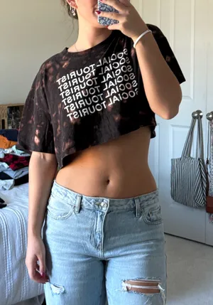 Social Tourist Hollister Crop Top thumbnail 1