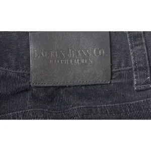 LAUREN Ralph Lauren Classic Straight‎ Black Corduroy Jeans Women's Size 10 thumbnail 4
