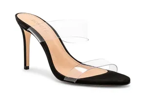 NWT Schutz Ariella Heel in Black & Transparente High Heels thumbnail 1