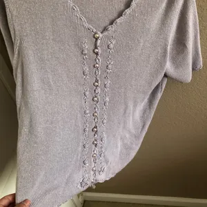 Lavender Vintage Top Size L thumbnail 2