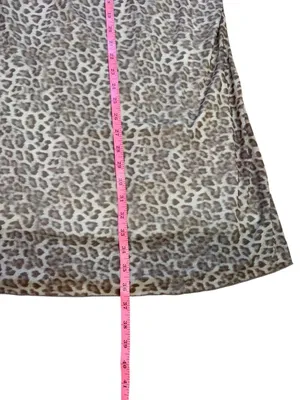 See You Monday Light Leopard Print MIDI Skirt XL thumbnail 5