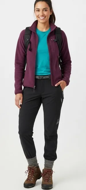 Mountain Hardwear Women's‎ Softshell Hiking Pants 4 Long Black Stretch Trekking thumbnail 1
