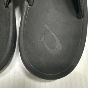 OluKai Ohana Shoes Womens Size 10 EU‎ 40 Black Flip Flop Sandals Comfort Casual thumbnail 6
