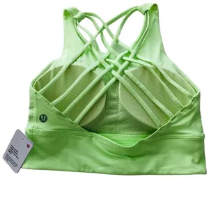 Lululemon Free to Be High-Neck Longline Bra Wild Light Support A/B Faded Zap S6 thumbnail 3