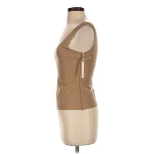 SKIMS Double Layer Sheer Tank Top Truffle Brown Size S NWT Stretch Bodycon thumbnail 4