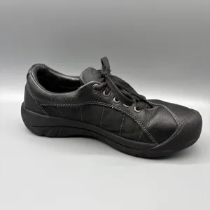 Keen Presidio Shoes Womens Size 9 Black Leather Comfort Oxford Sneakers Gorpcore thumbnail 5