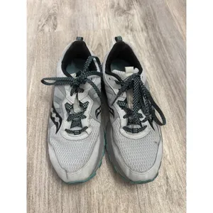 Saucony Womens Excursion TR 16 Trail Running Shoes Gray Teal Size 9.5‎ thumbnail 2