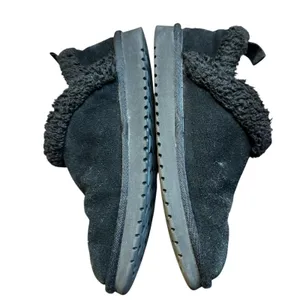 Koolaburra by UGG‎ Slipper Boots Womens Black Suede Shearling Lined Cozy Warm thumbnail 4