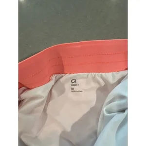 GAP Athletic Shorts Women's Running Workout‎ Neon Orange Gym Activewear medium thumbnail 3